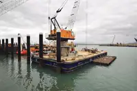 Sheer Leg Crane Barge