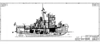 1978 76′ x 21′ x 8.5′ Fire Class Tug w/ Tractor Capabilities